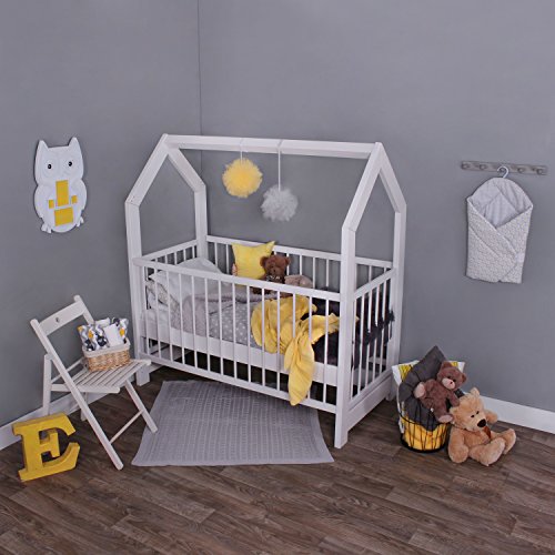 KAGU 5906395798452 Kinder Innovatives und Abenteuerbett Hausbett für jedes Kinderzimmer, weiß - 3