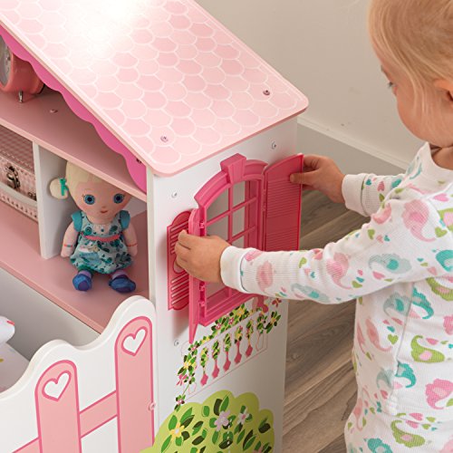 KidKraft 76255 Kinderbett im Puppenhaus-Stil aus Holz für Kleinkinder Möbel für Kinderzimmer - 6